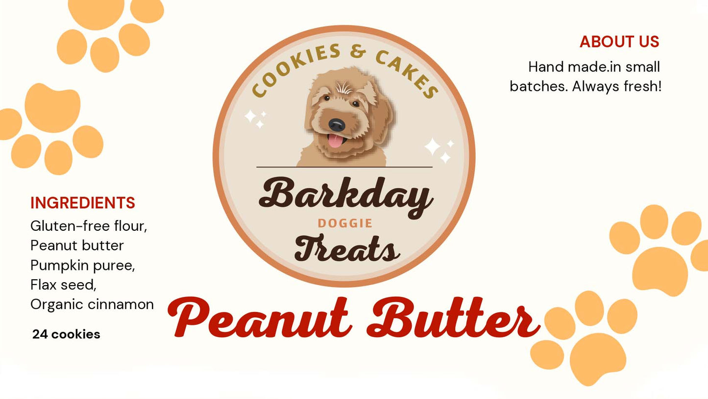 Peanut Butter Dog Cookies